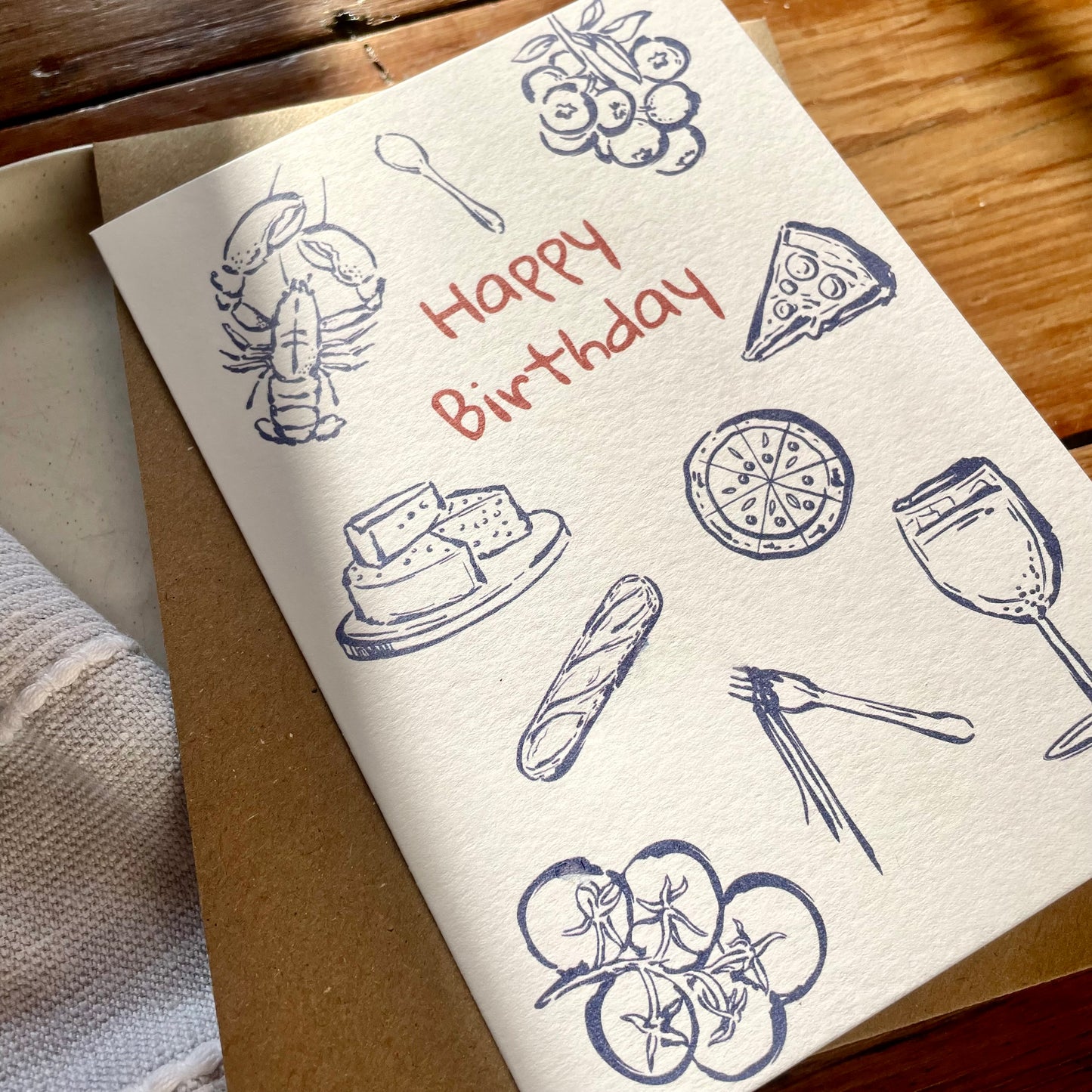 Foodies Birthday Card Multipack (x3)