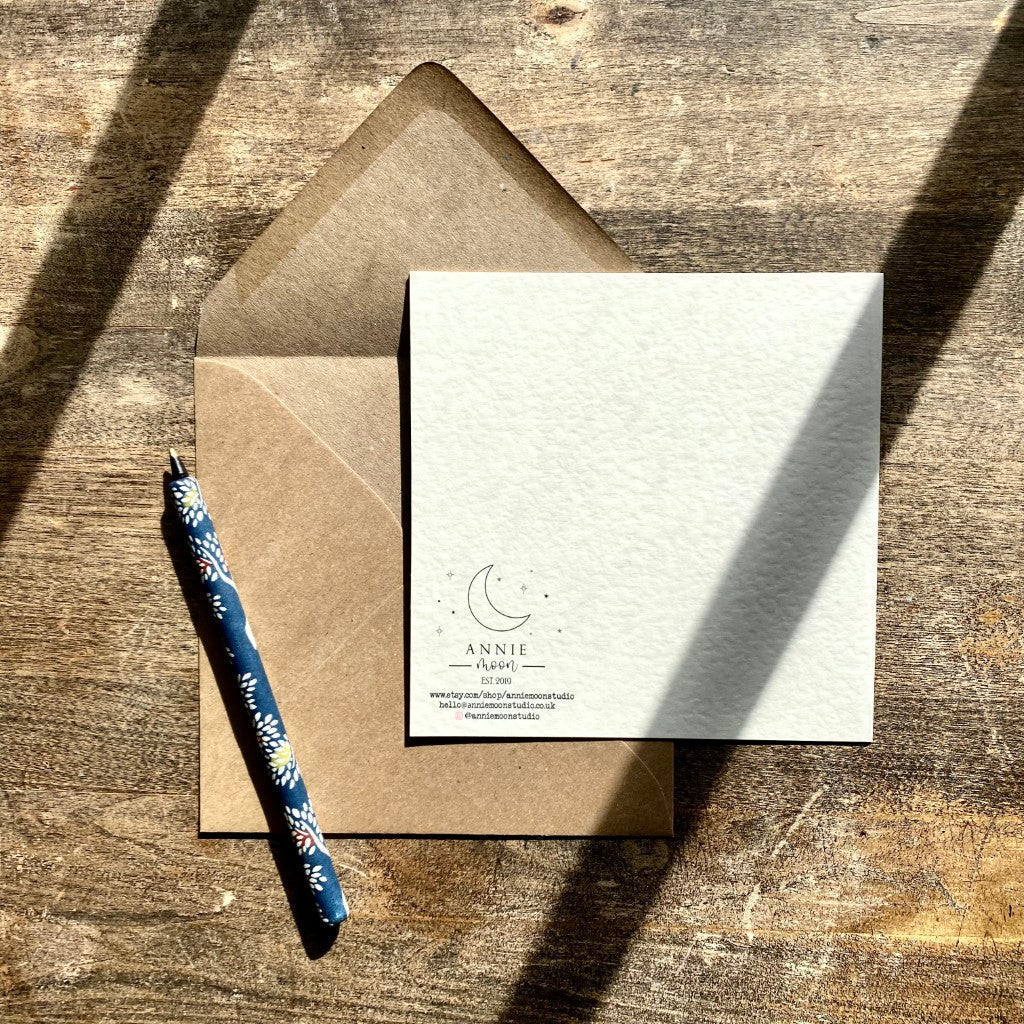 Eucalyptus 4th Anniversary Card