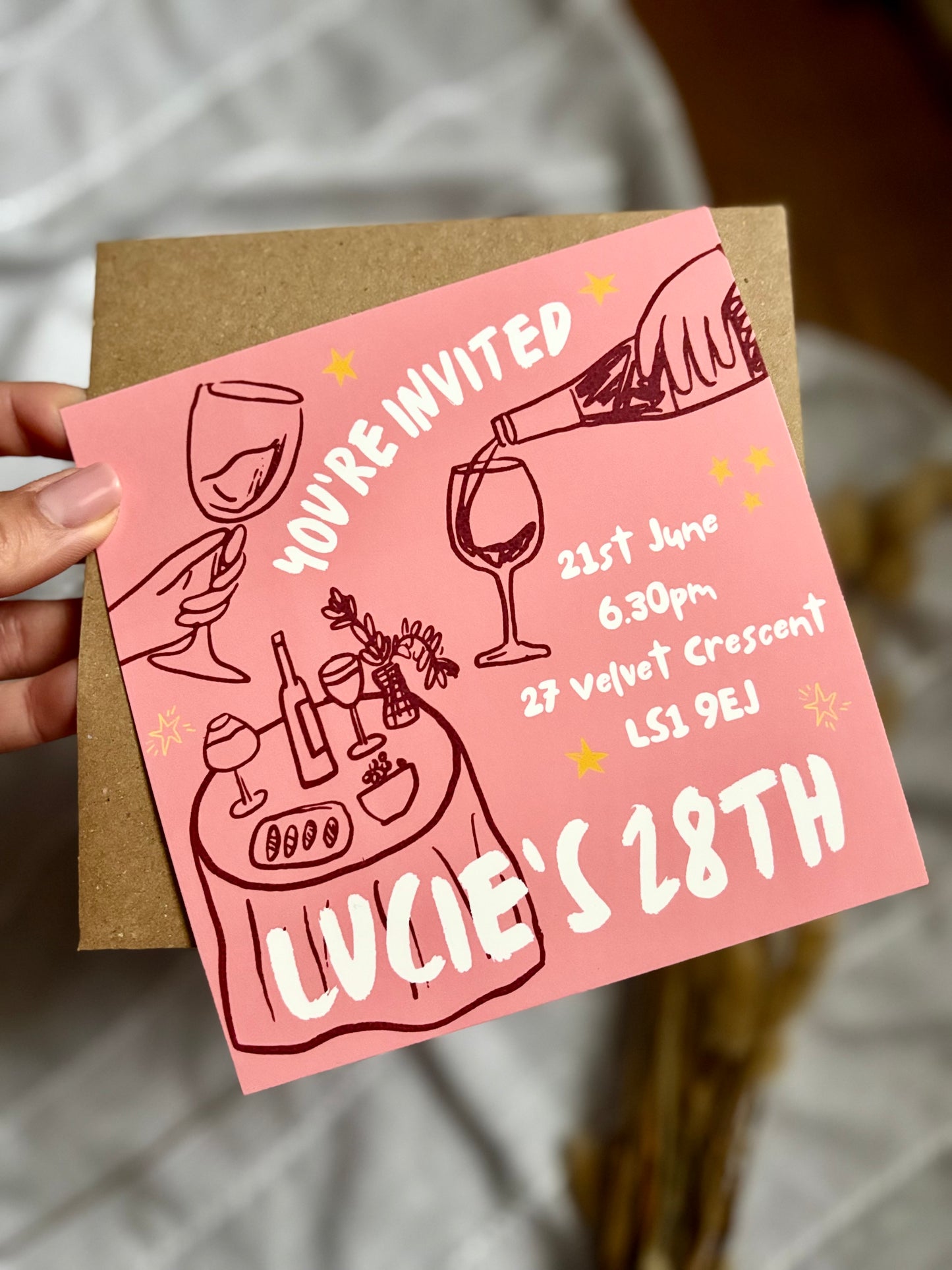 Personalised Birthday Party Invitations - Pack of Invites