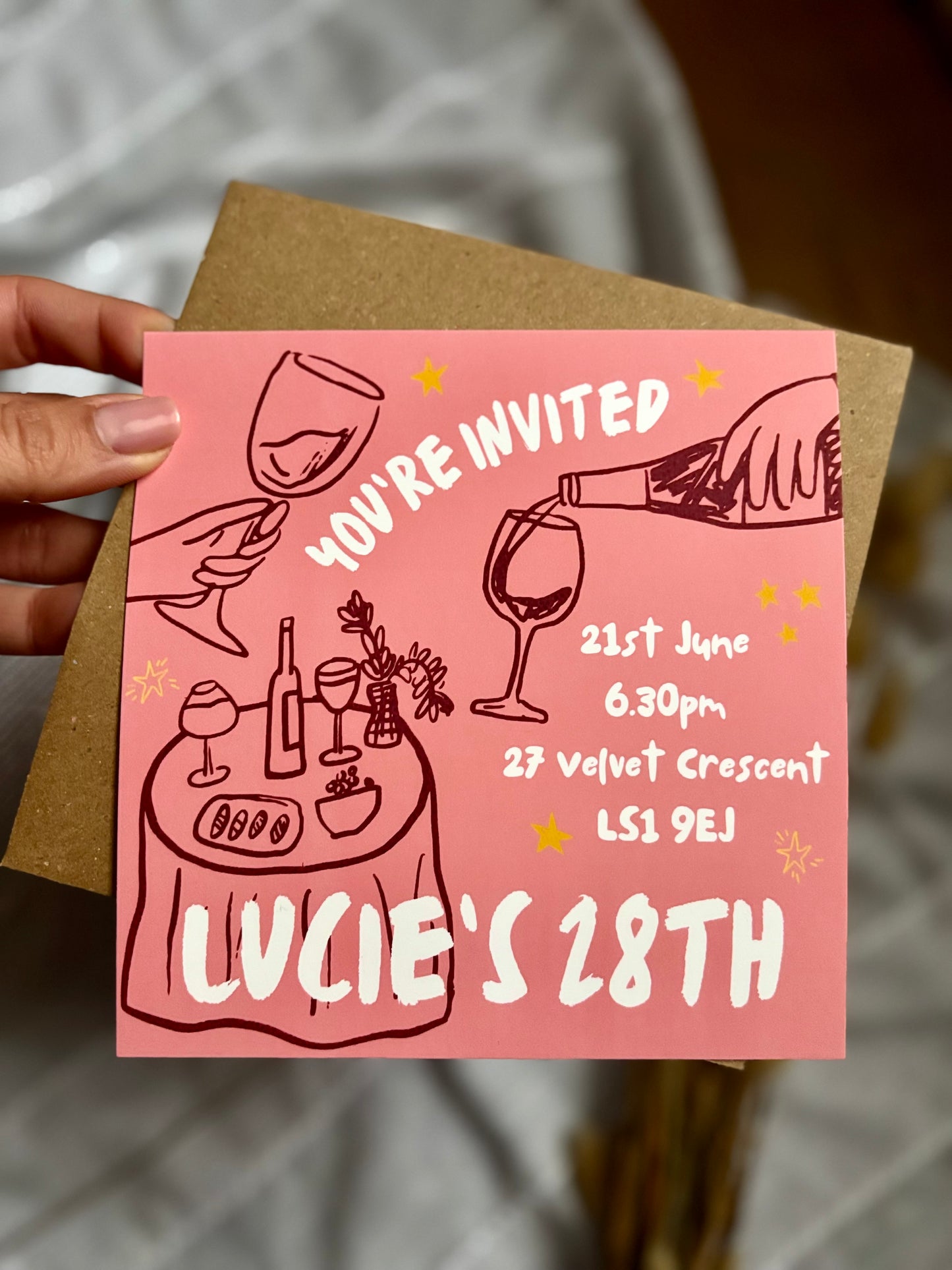 Personalised Birthday Party Invitations - Pack of Invites