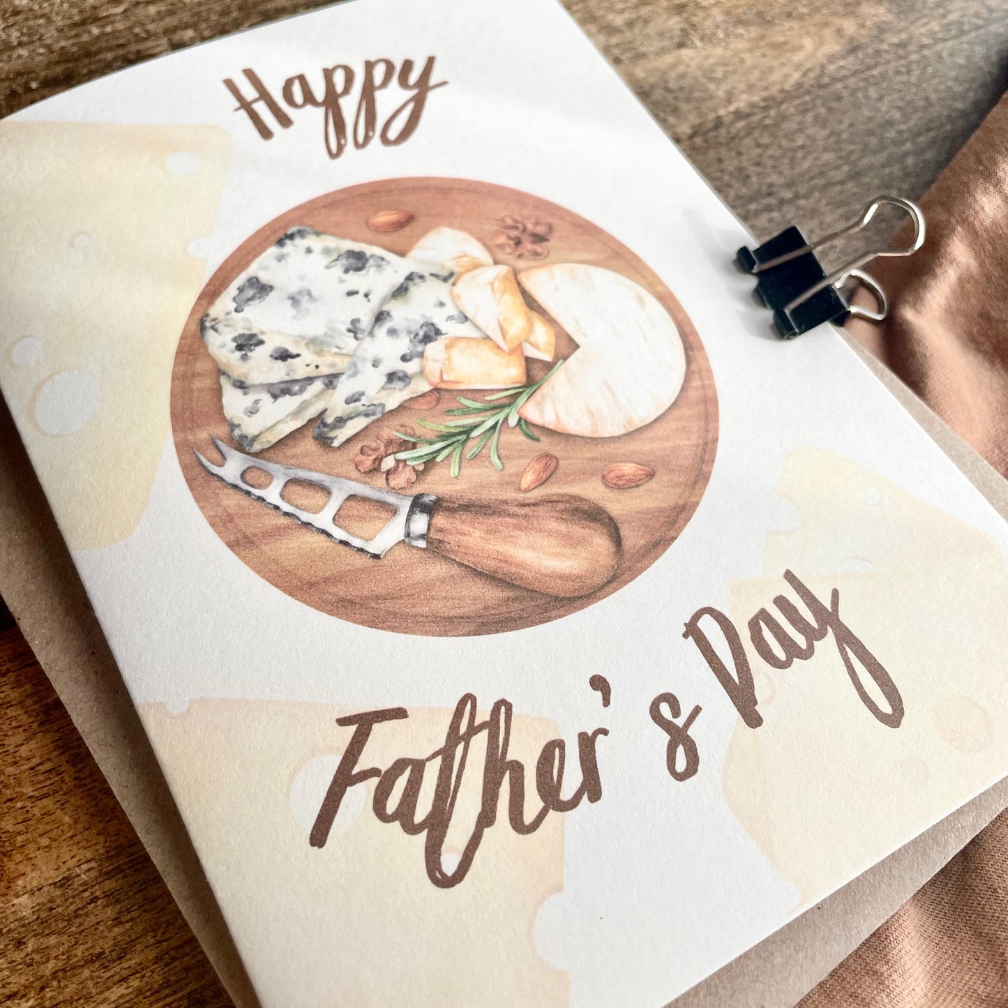 Father's Day Card - Cheese Board