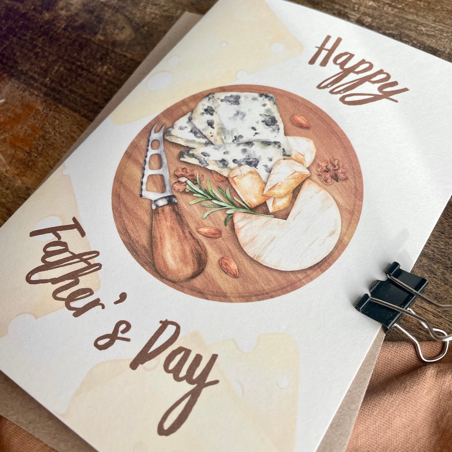 Father's Day Card - Cheese Board