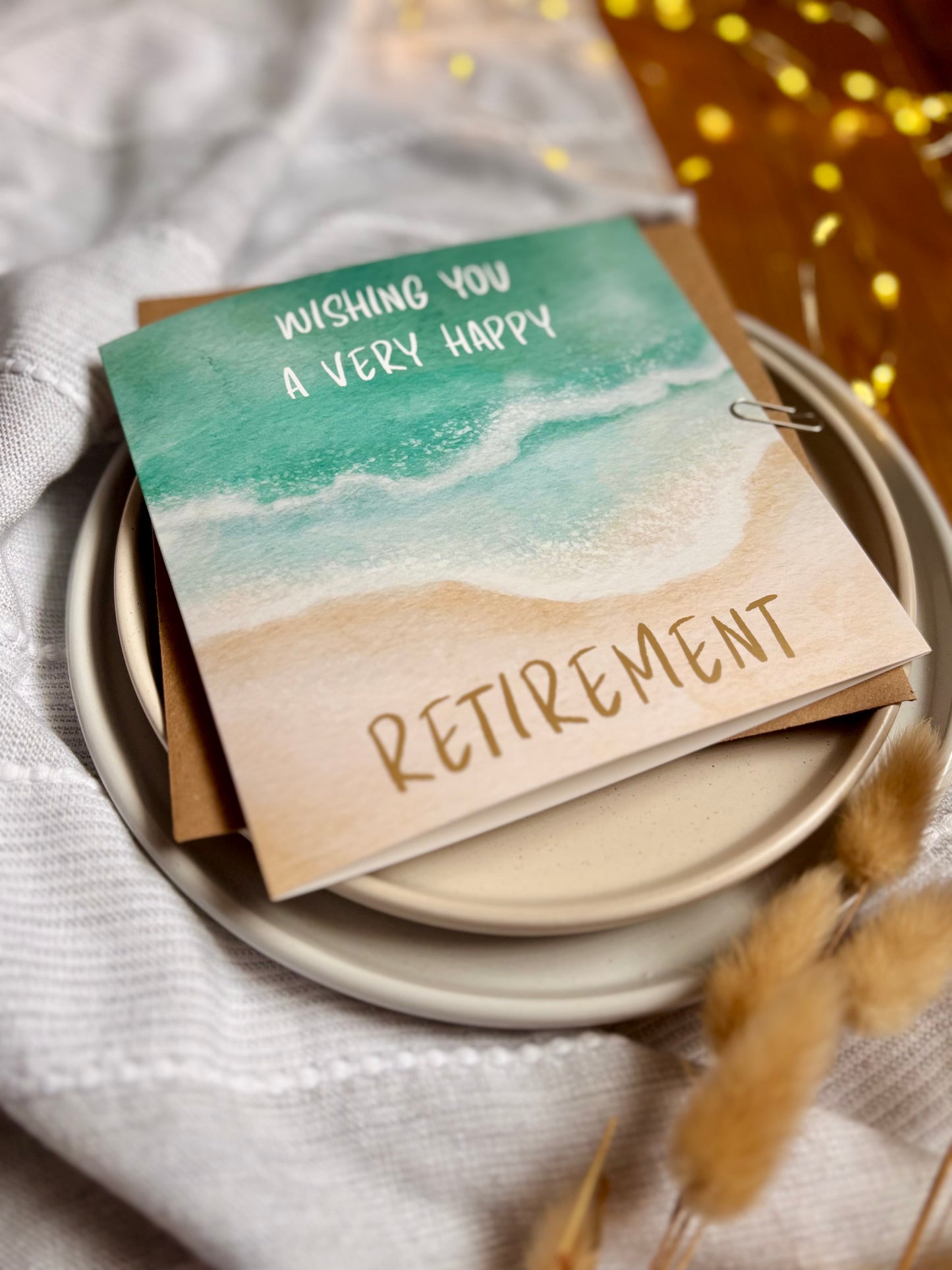 Retirement Card - Seaside