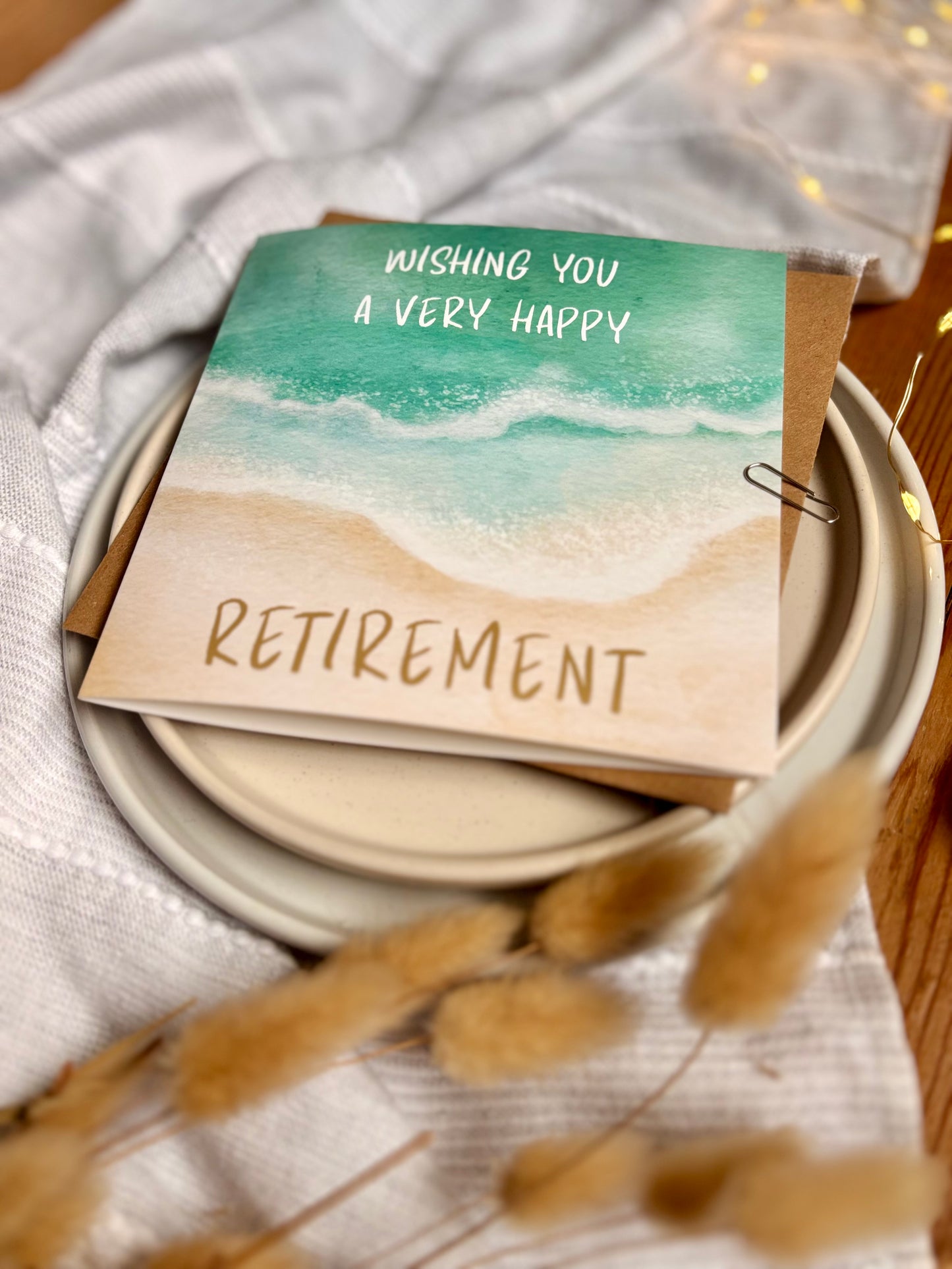Retirement Card - Seaside