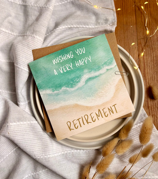 Retirement Card - Seaside