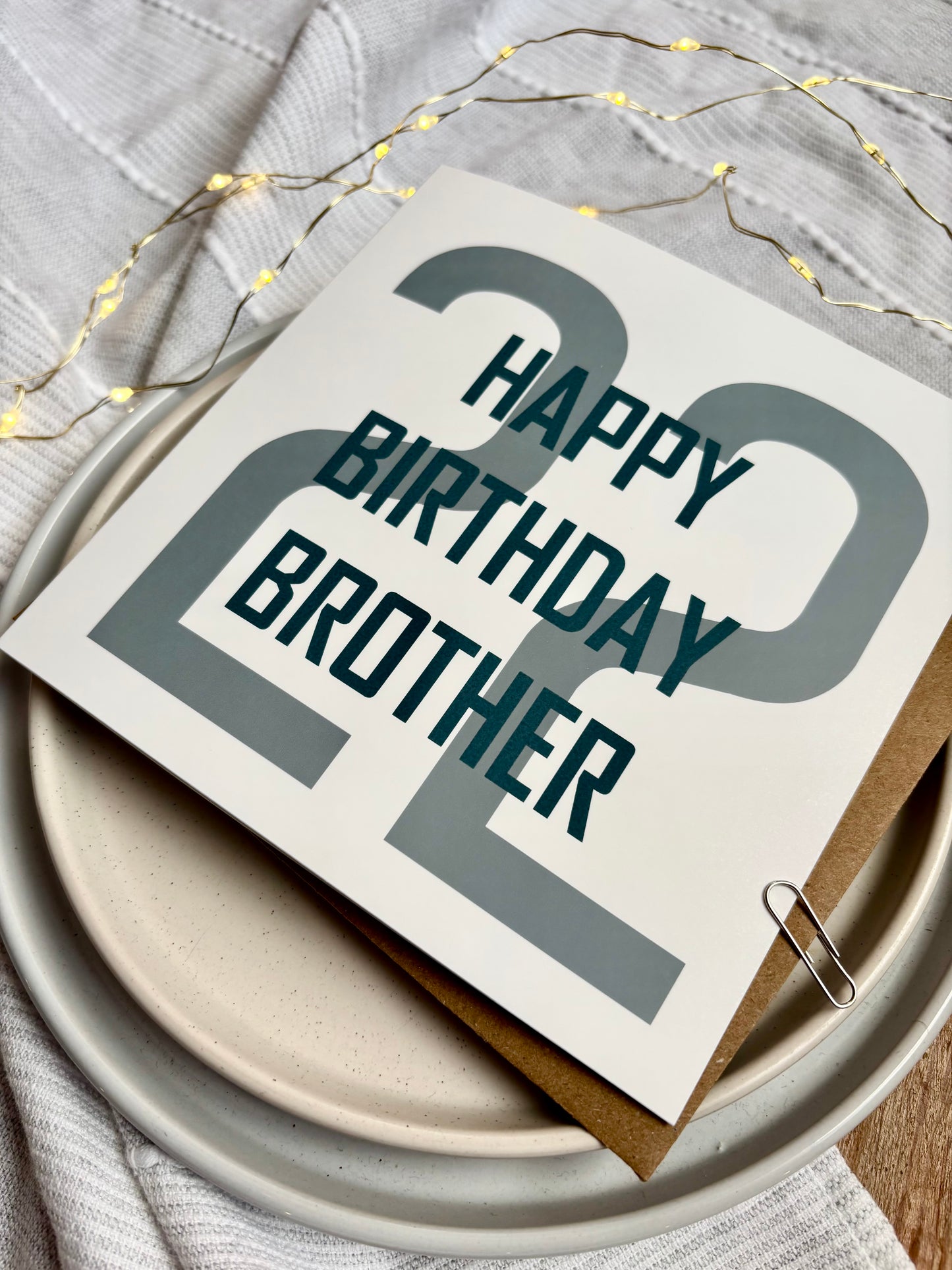 Birthday Card - Brother (Choose a Year)