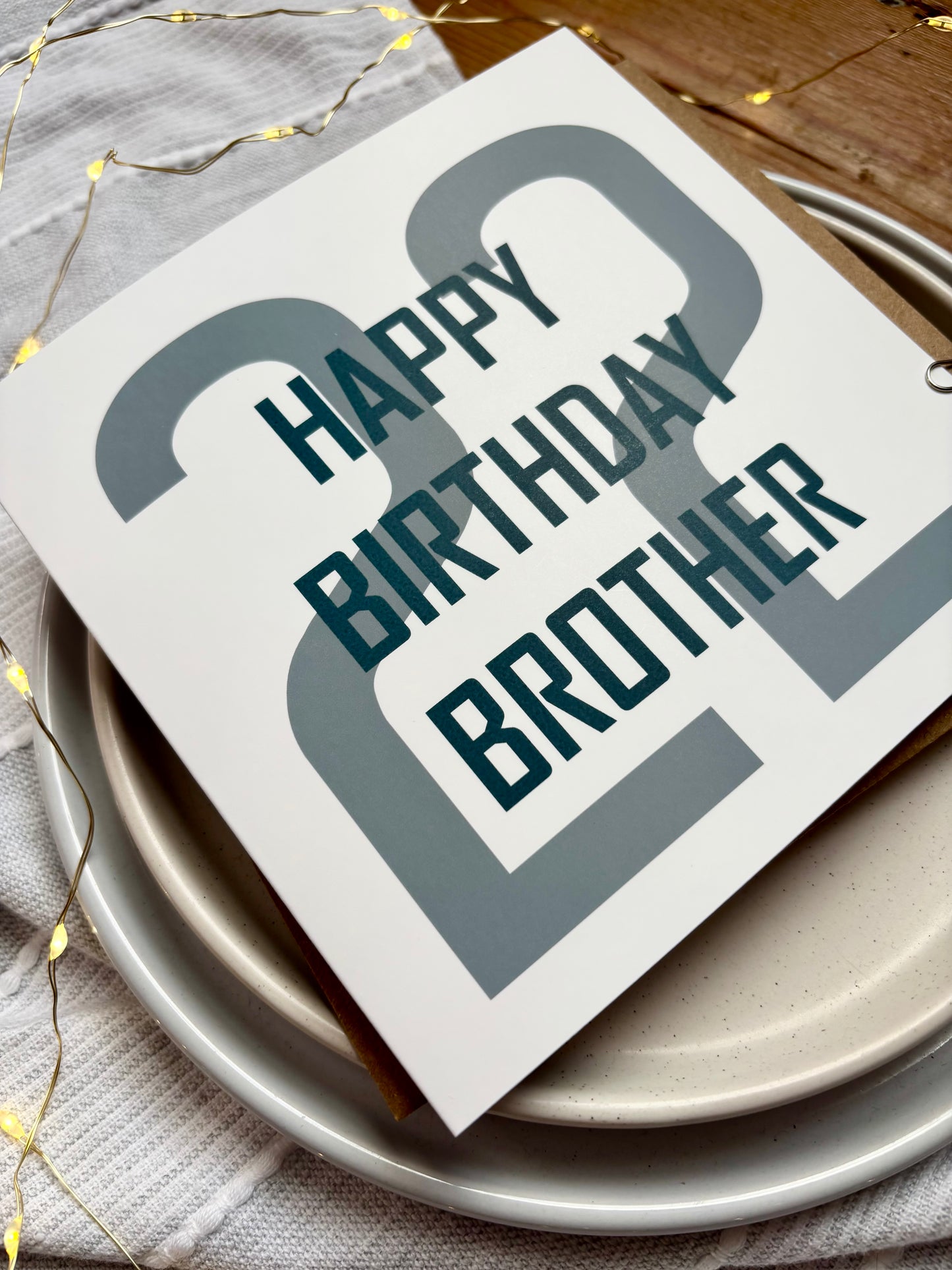 Birthday Card - Brother (Choose a Year)