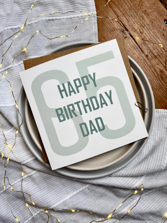 Birthday Card - Dad (Choose a Year)