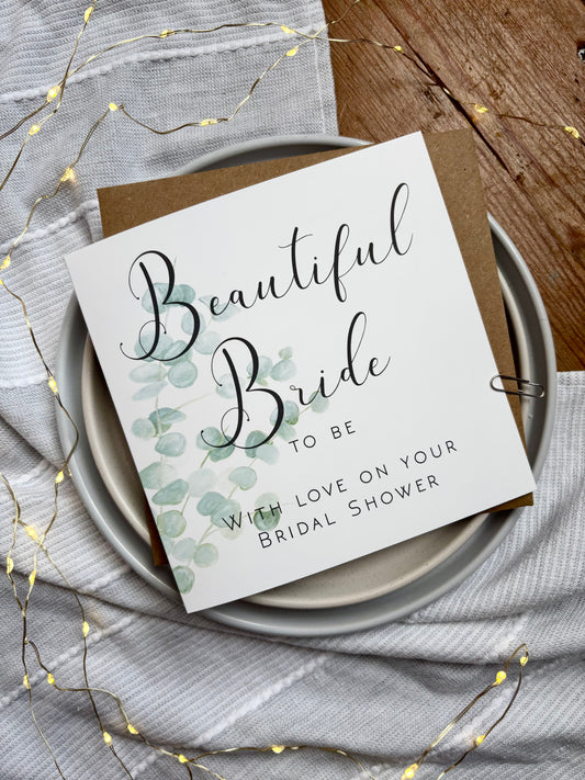 Wedding Day Card - Bridal Shower