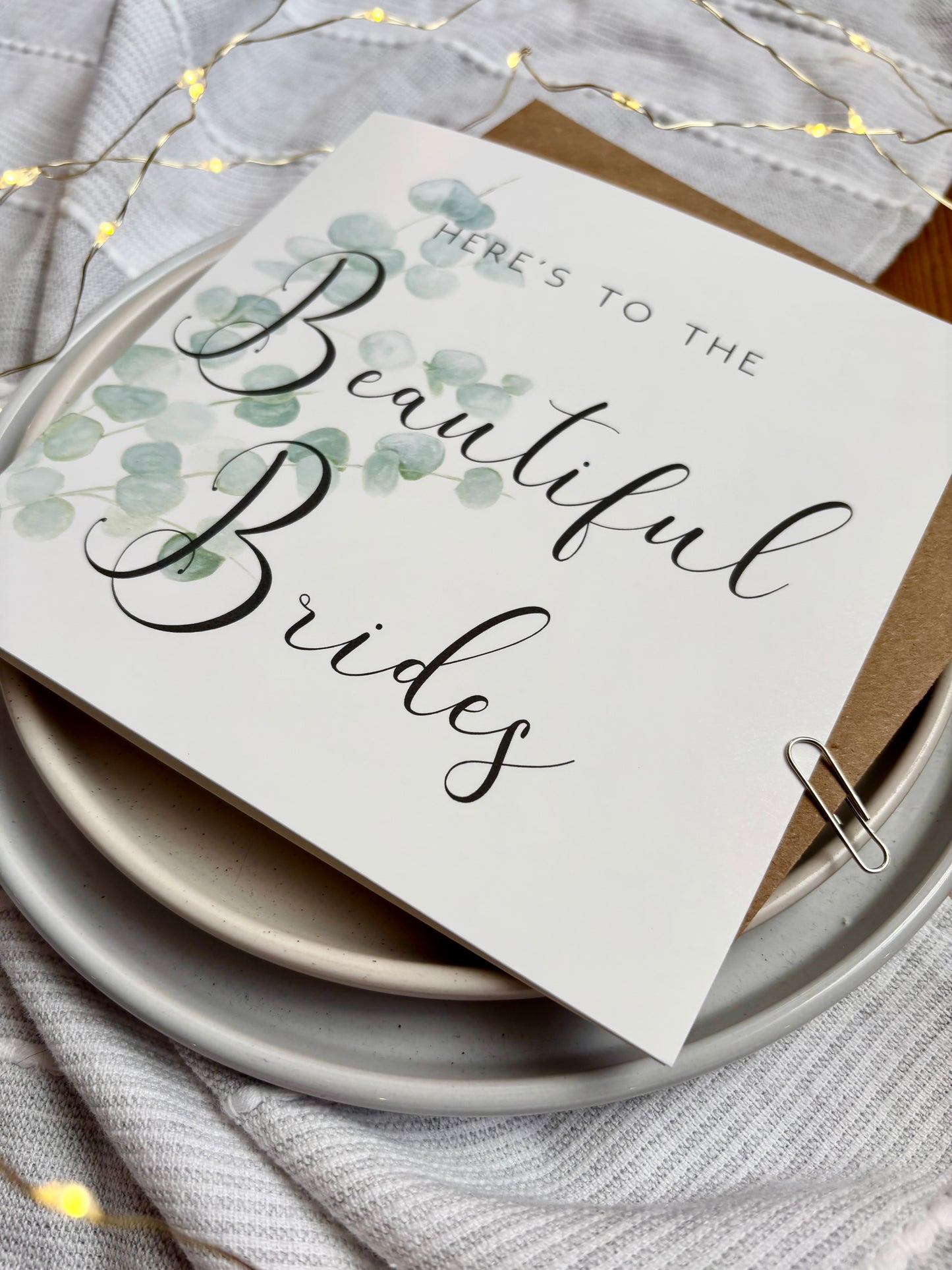 Wedding Day Card - Beautiful Brides