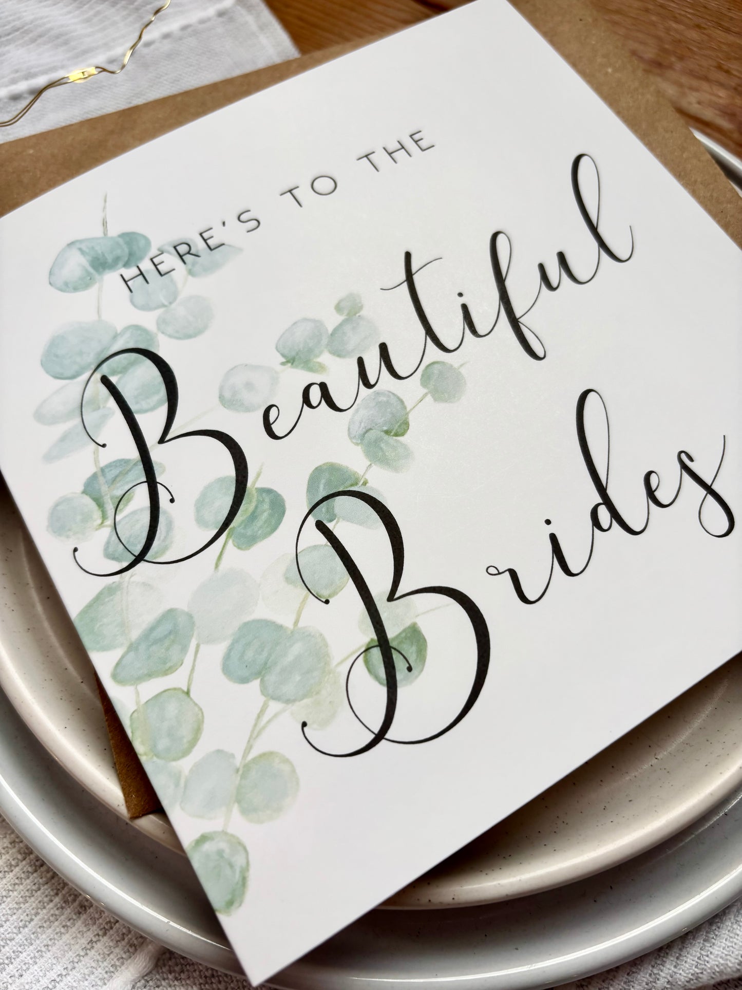 Wedding Day Card - Beautiful Brides