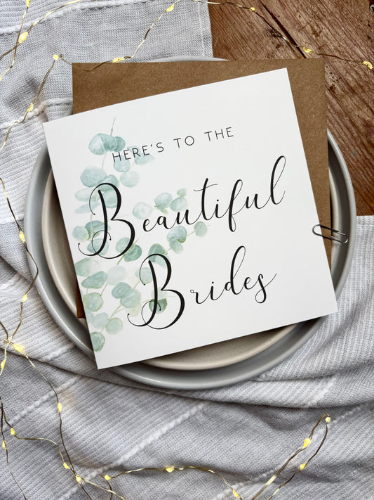 Wedding Day Card - Beautiful Brides