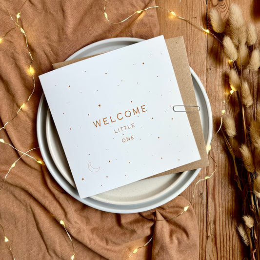 New Baby Card - Stars