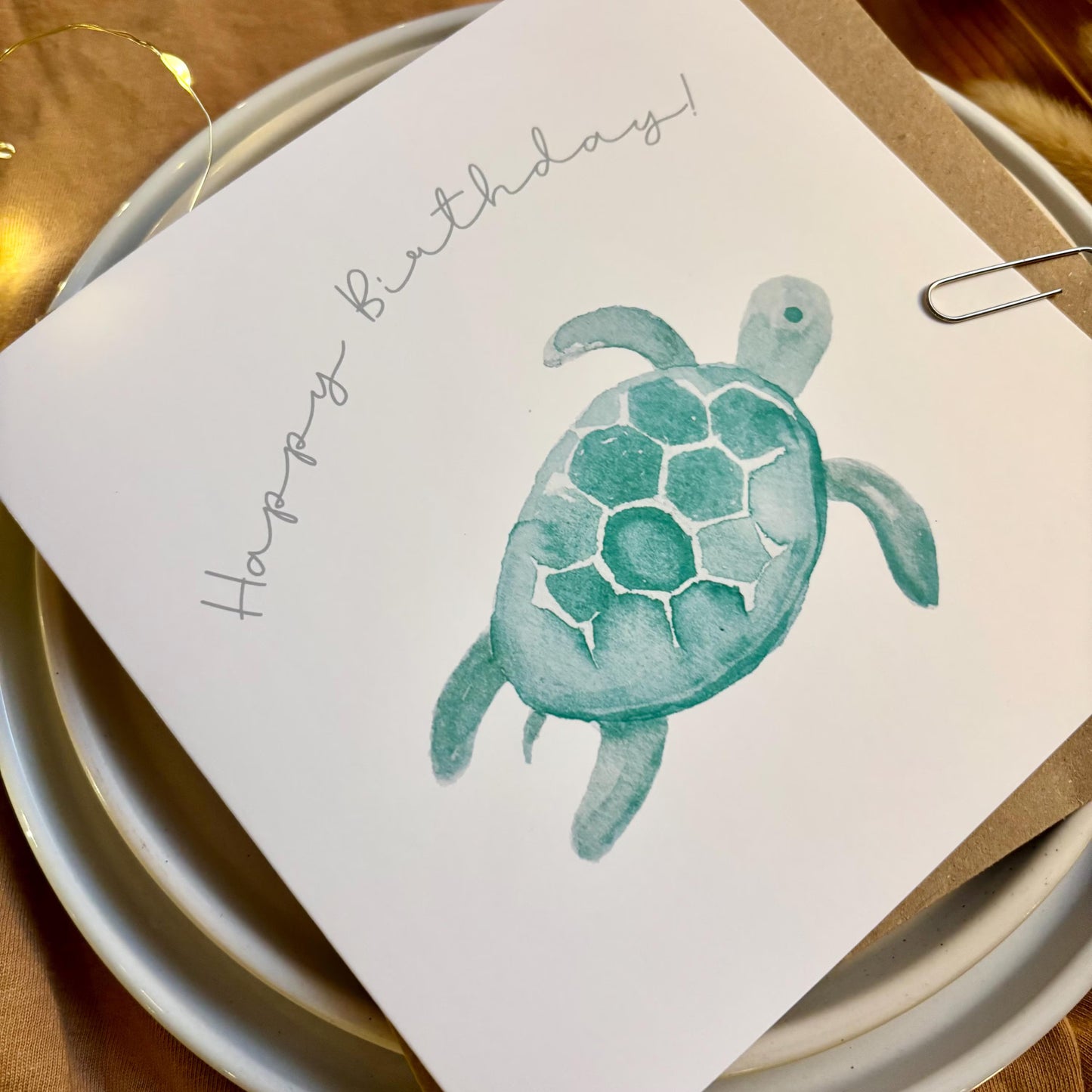 Birthday Card - Turtle