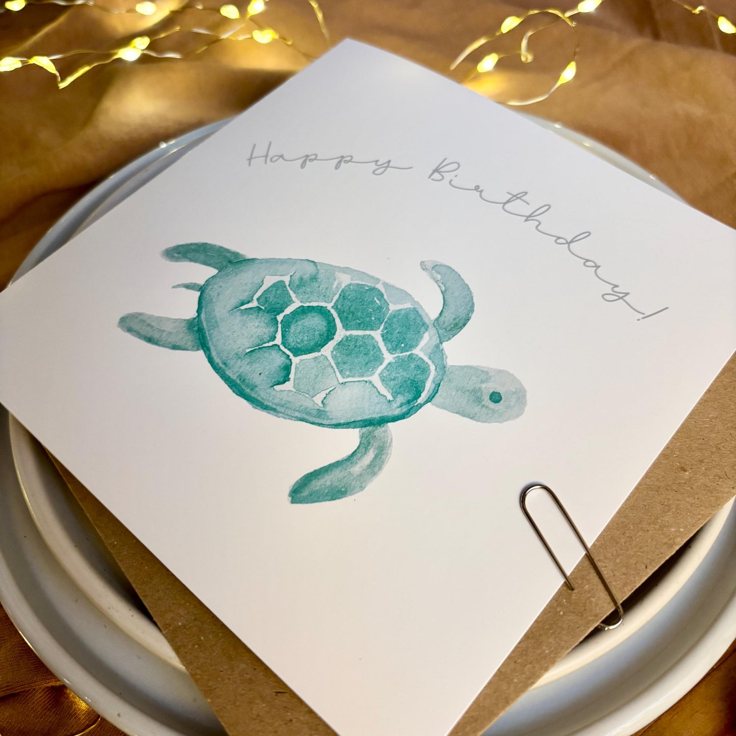 Birthday Card - Turtle