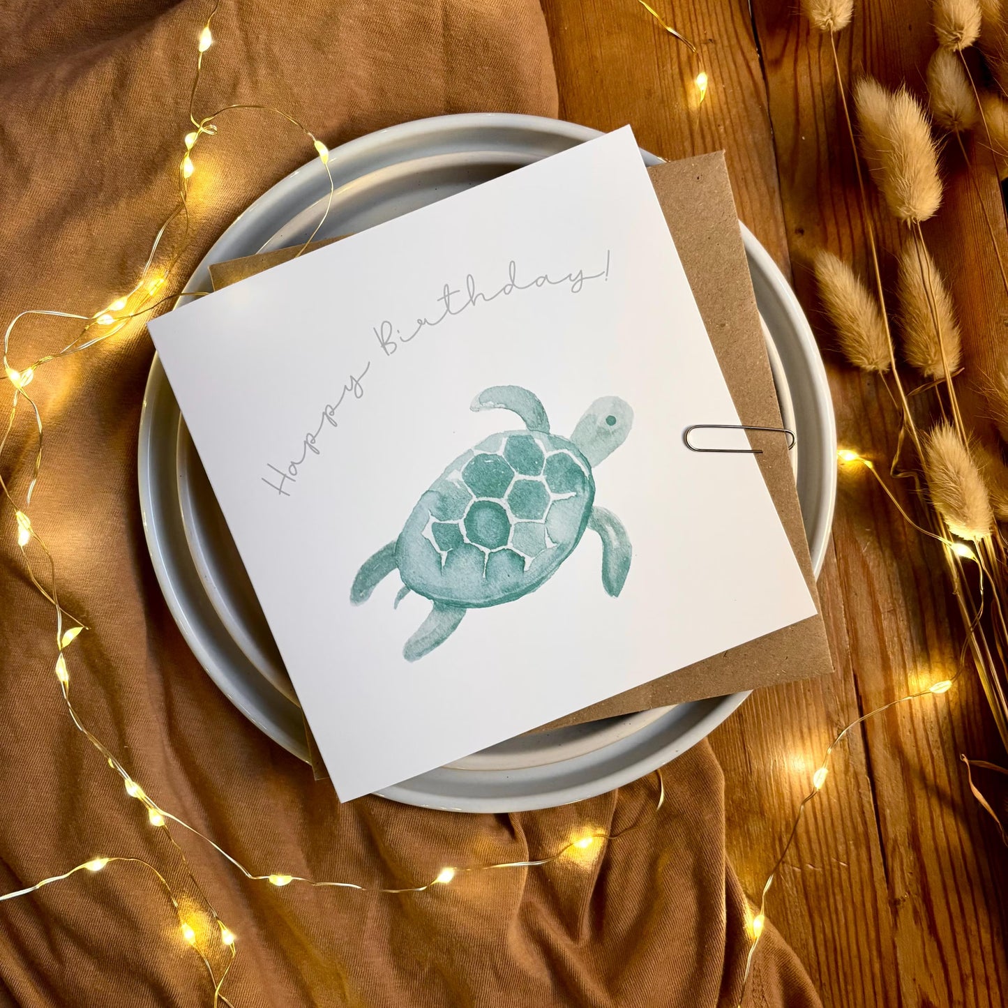Birthday Card - Turtle