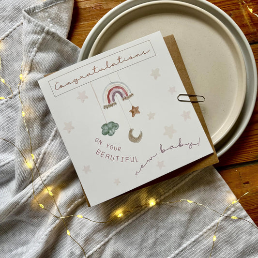 New Baby Card - Mobile