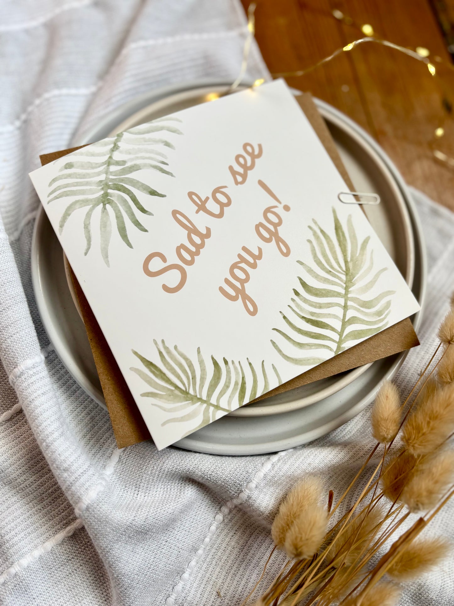 Leaving Card - Sad to See You Go