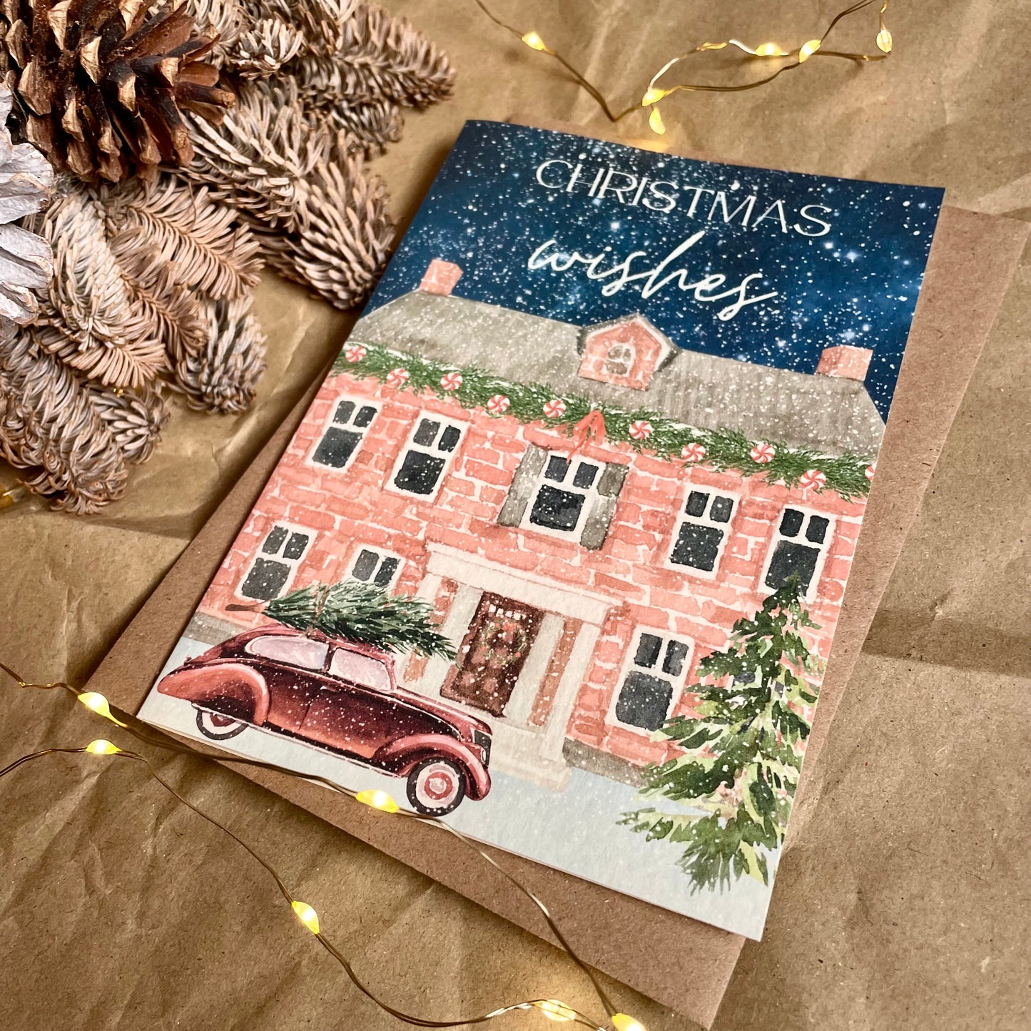 'Christmas Wishes' Christmas Card