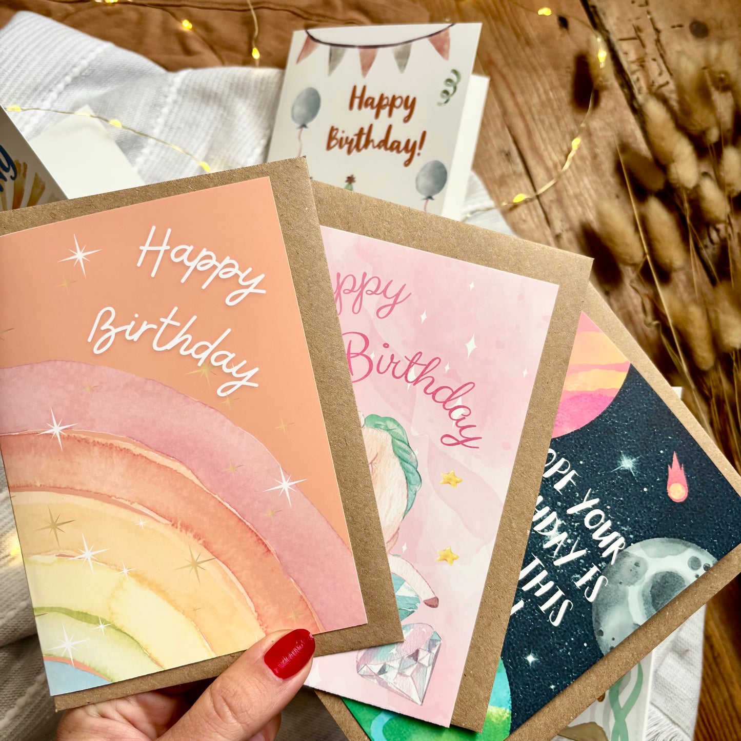Kid's Birthday Card Multipack (x6)