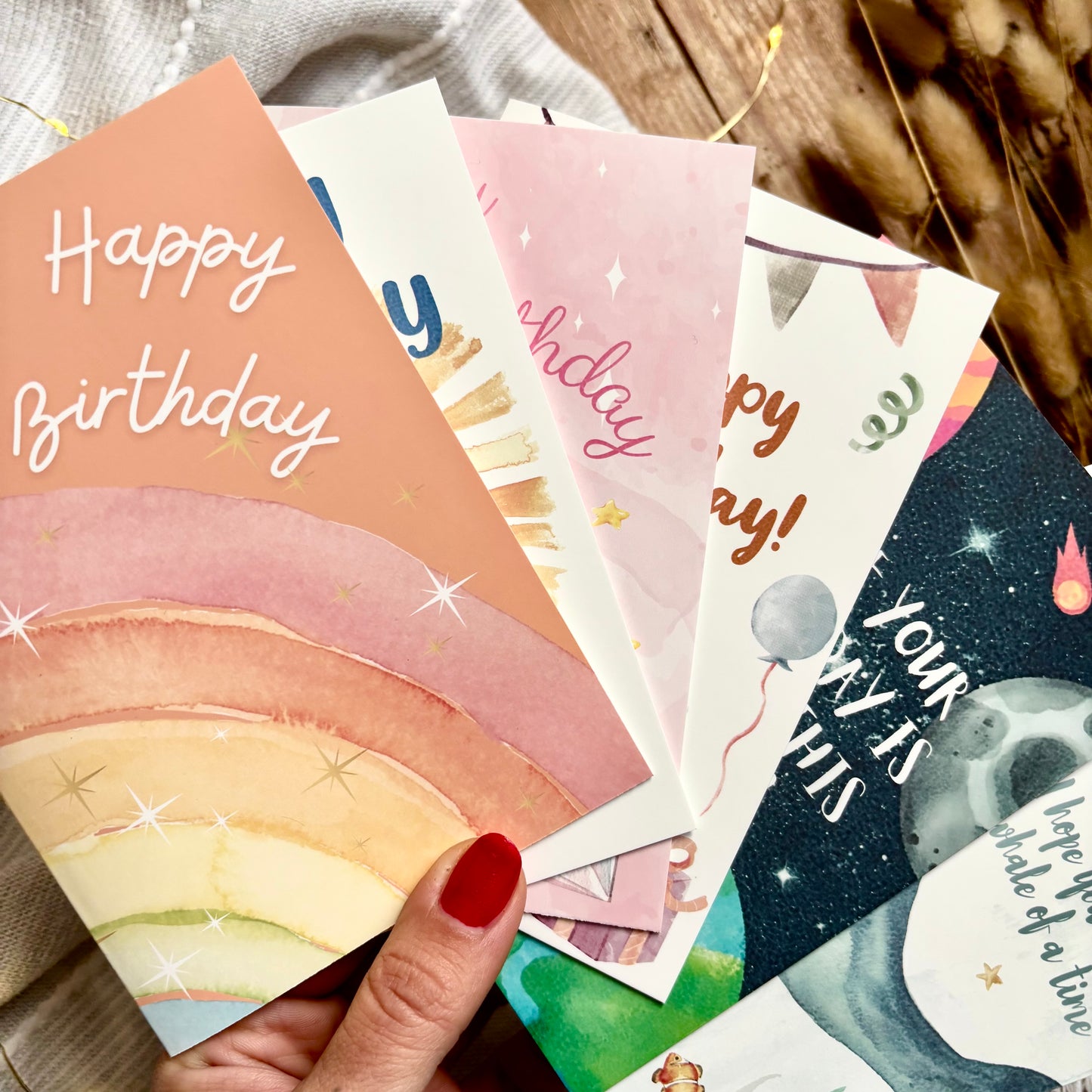 Kid's Birthday Card Multipack (x6)