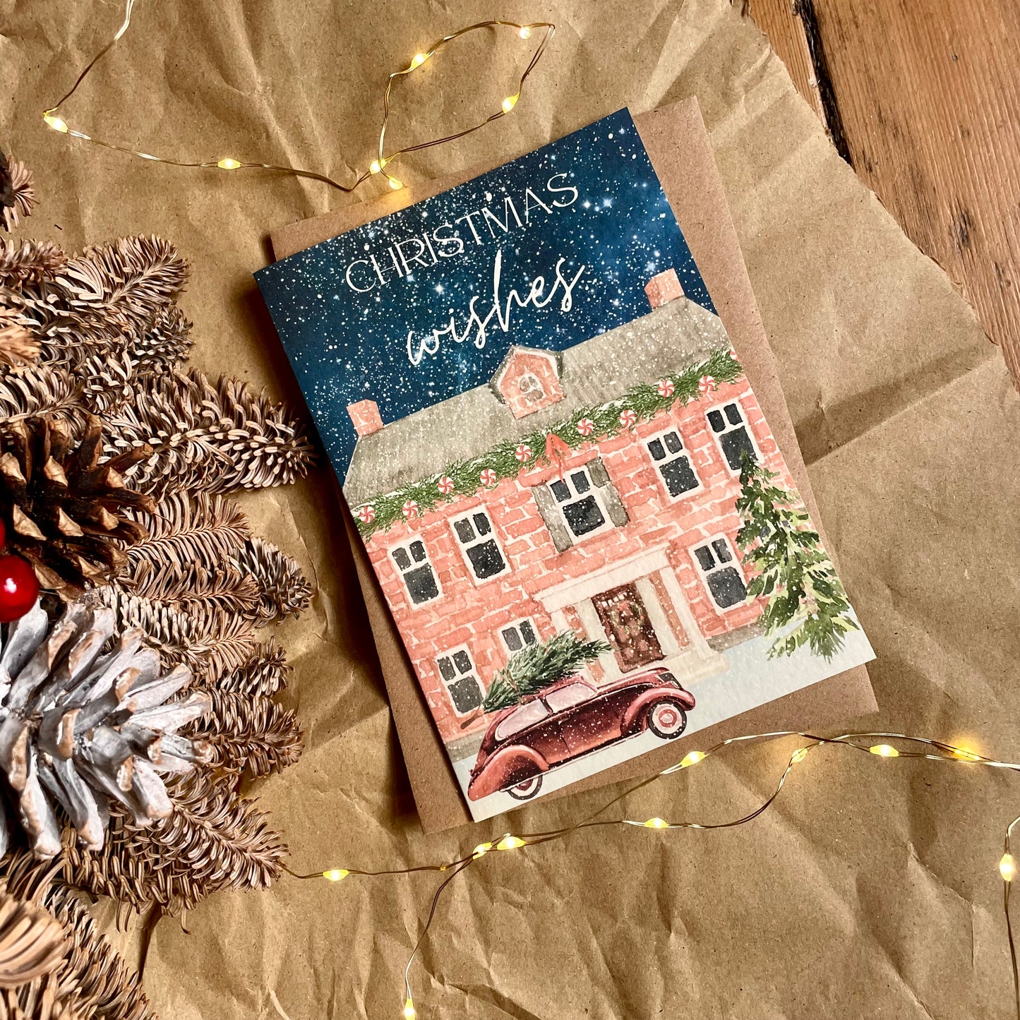 'Christmas Wishes' Christmas Card