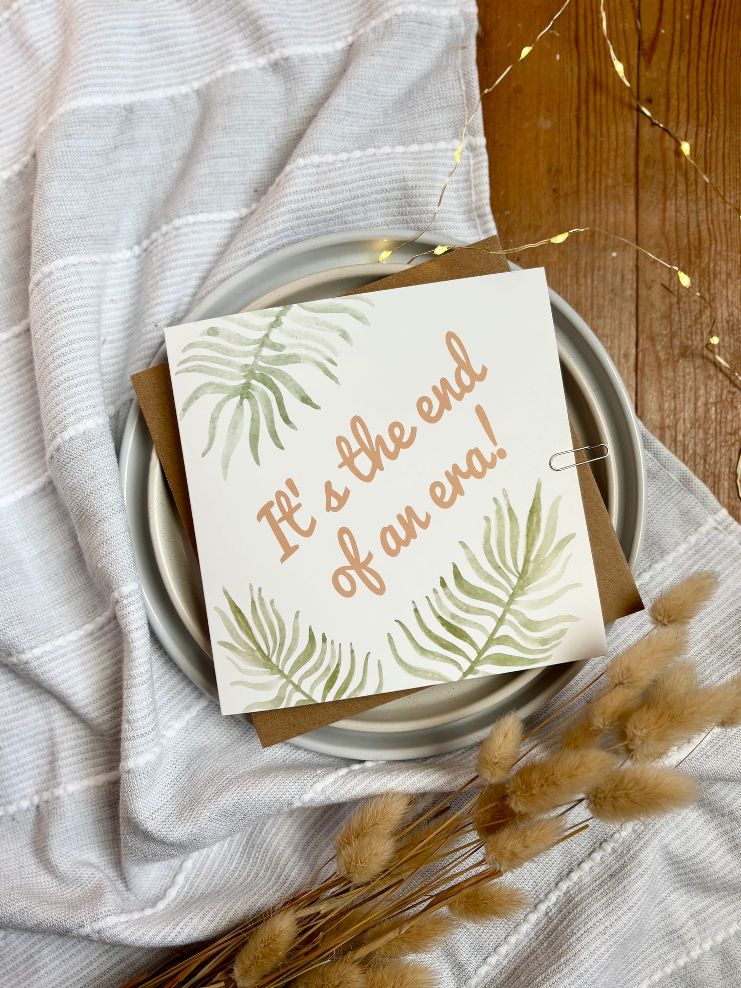Leaving Card - It's the End of an Era