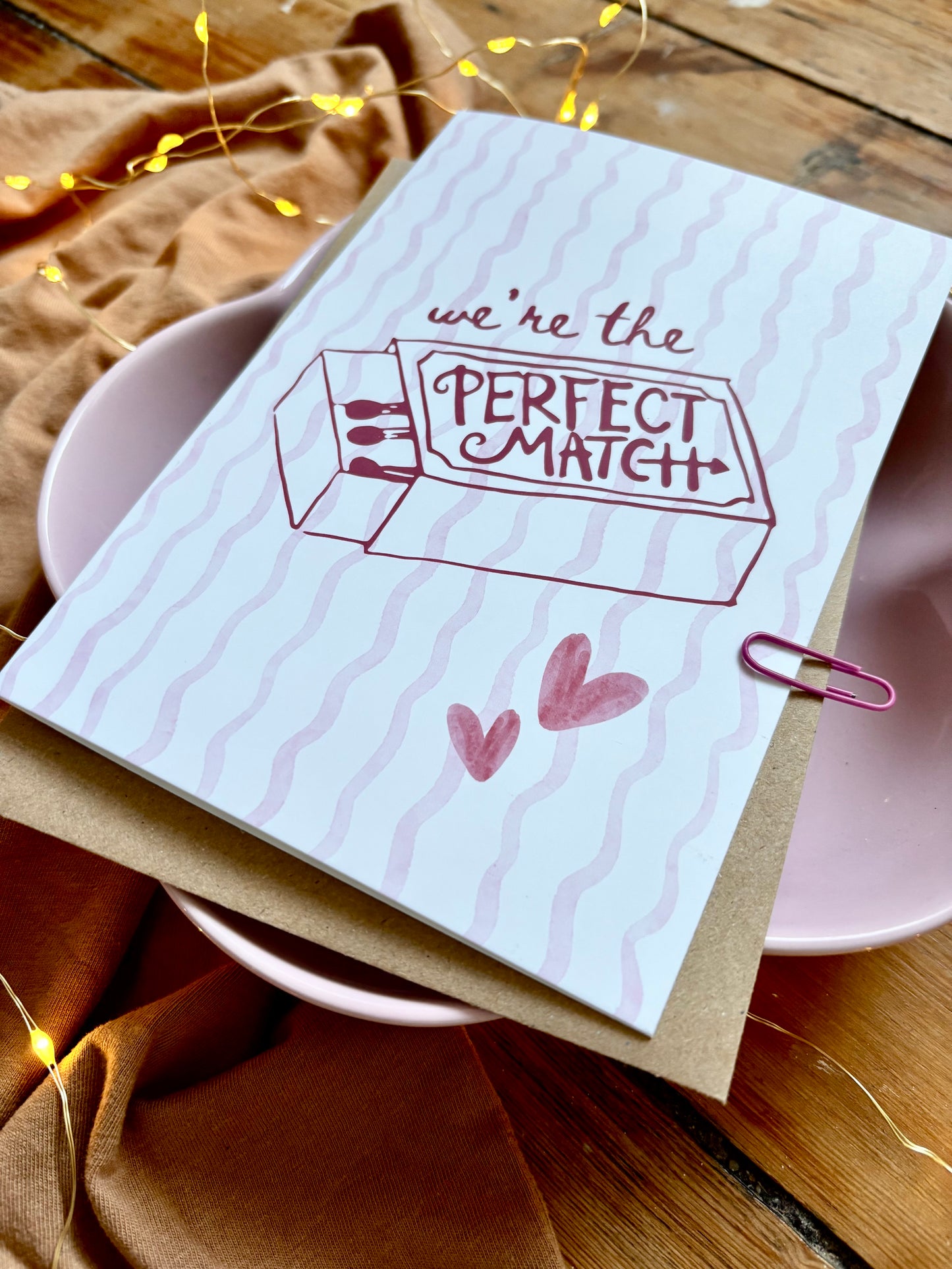 Valentine's Card - Perfect Match