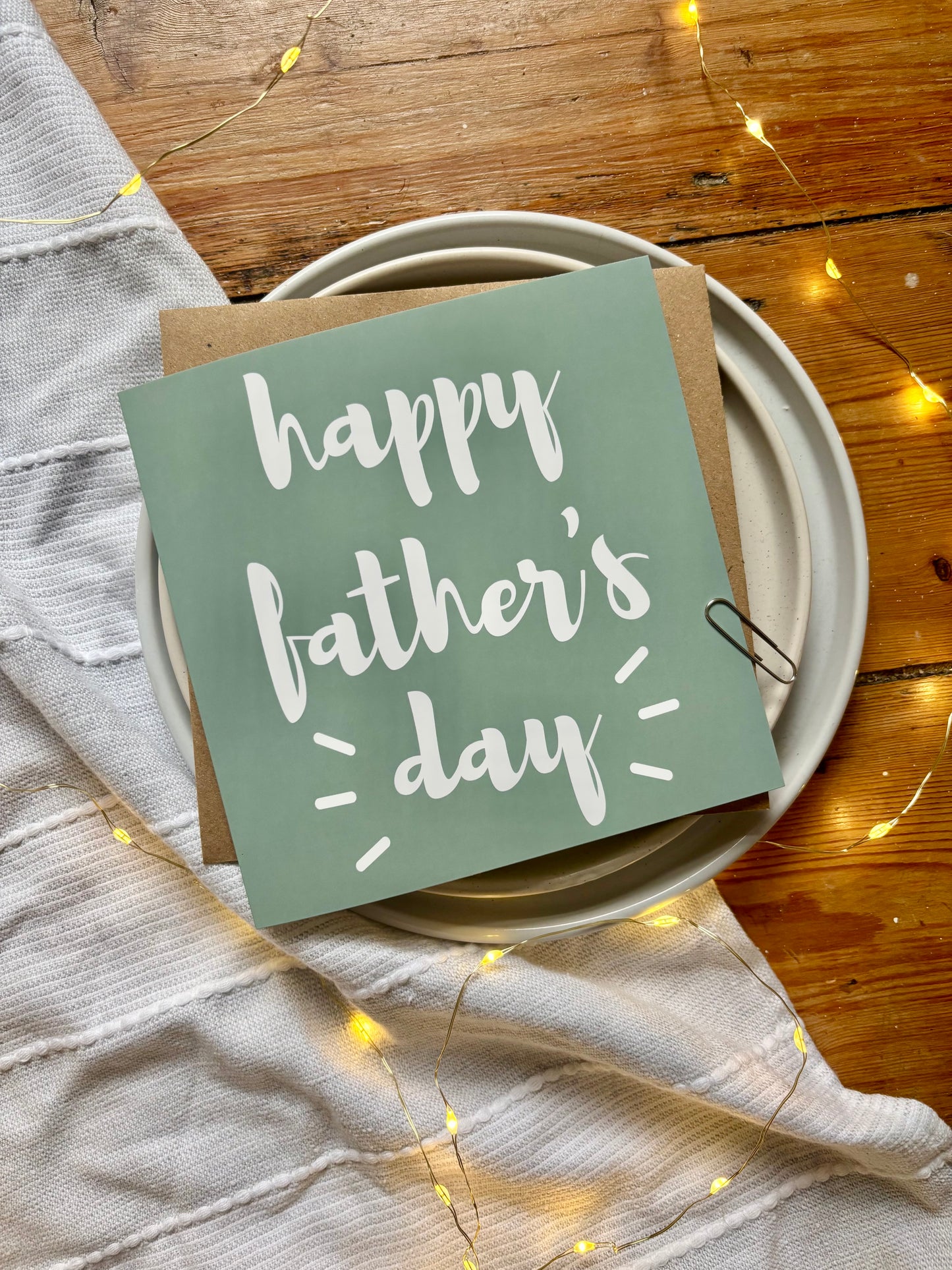 Father's Day Card - Word Card