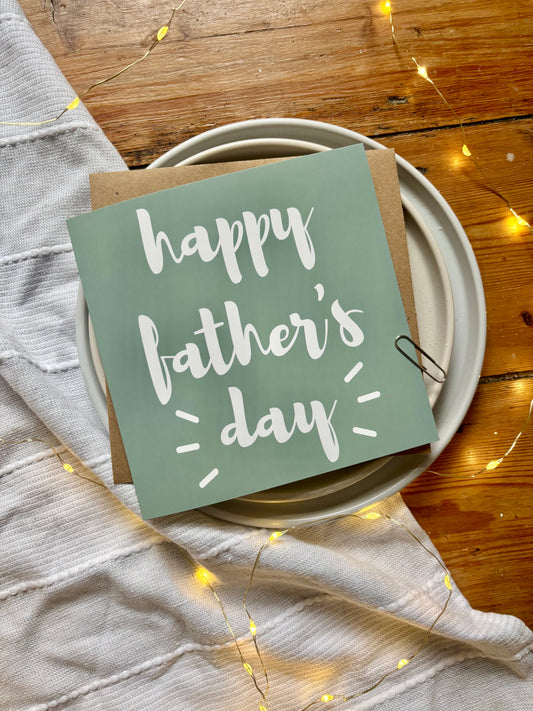 Father's Day Card - Word Card