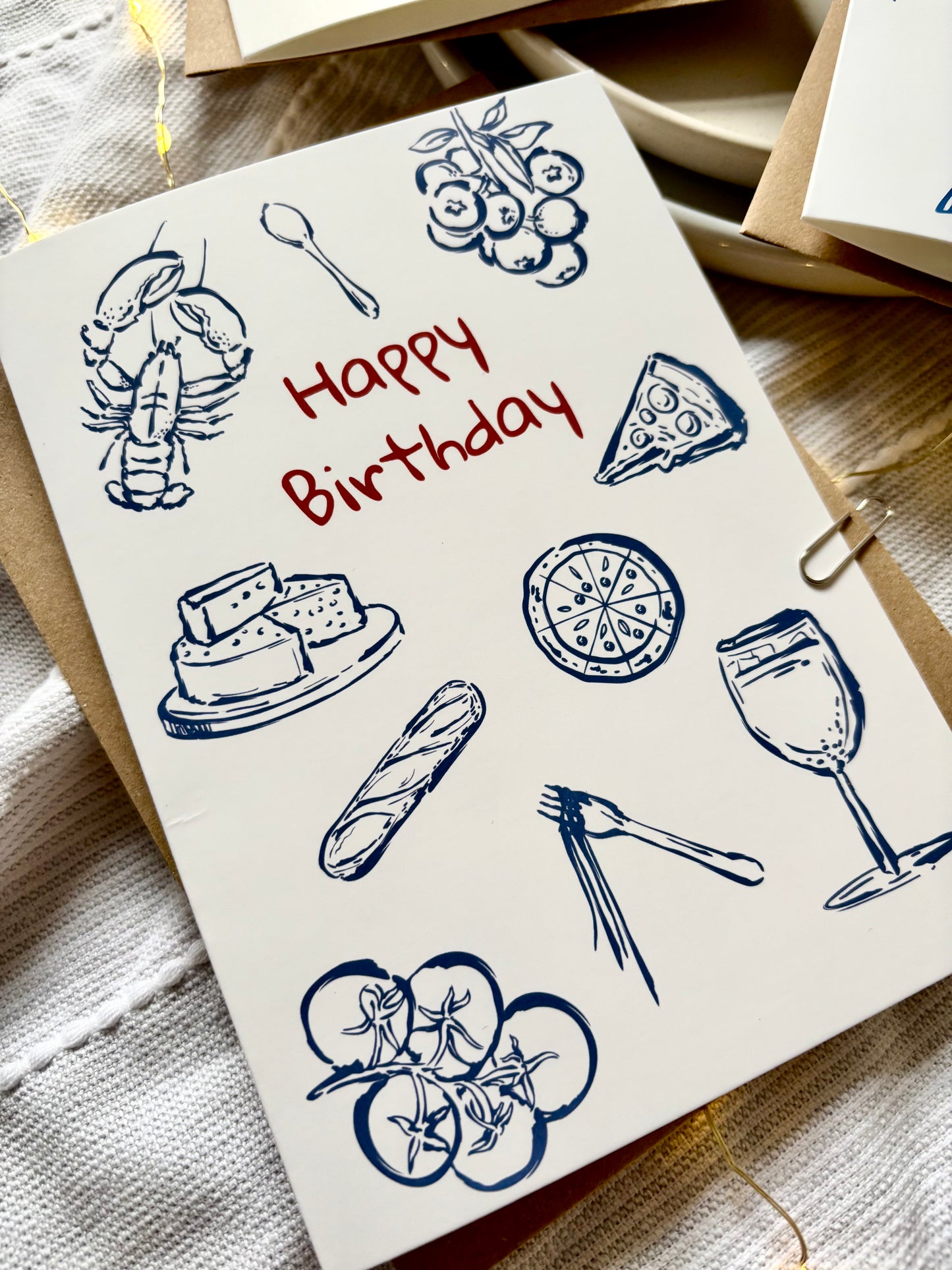 Foodies Birthday Card Multipack (x3)