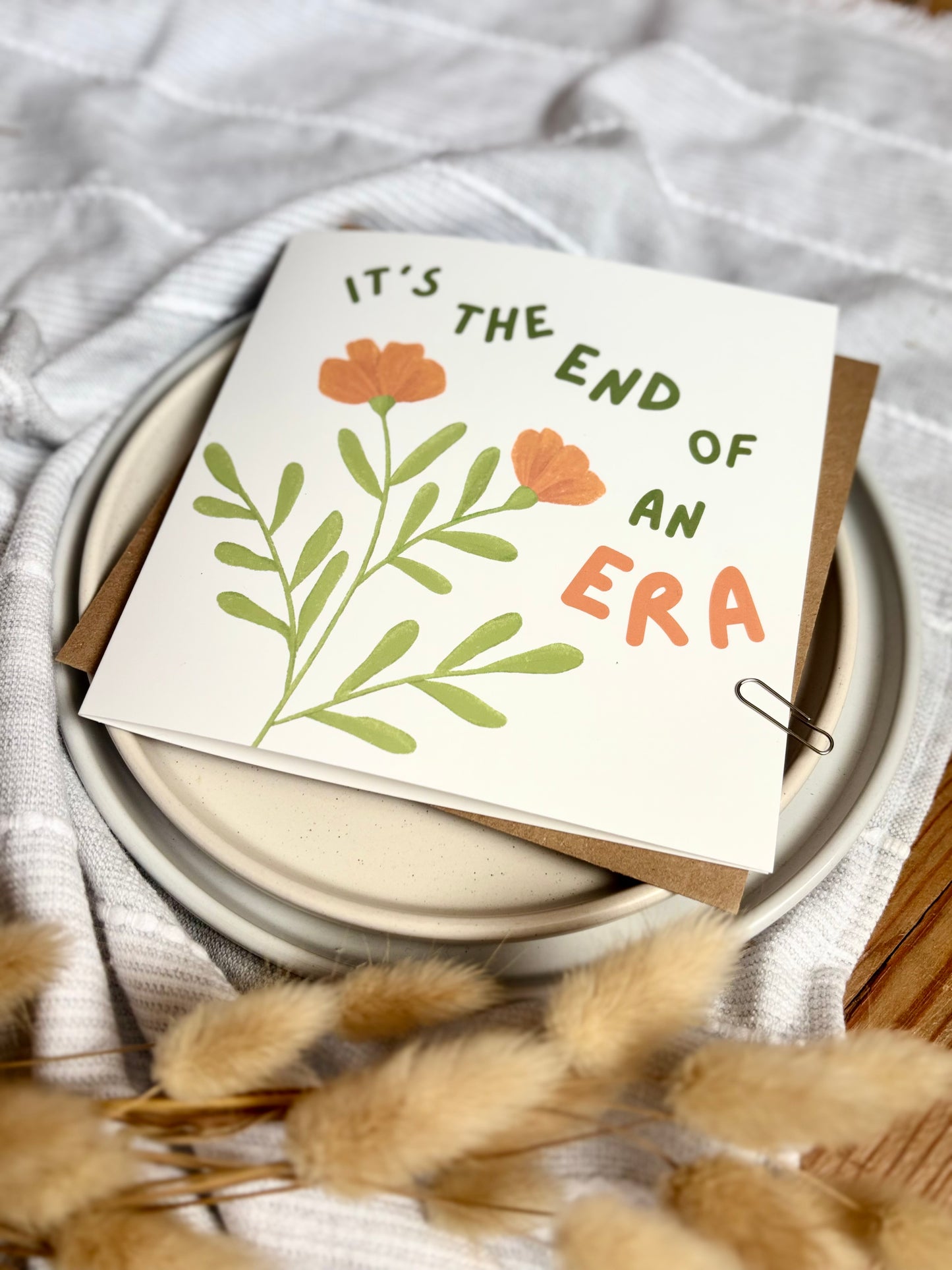 Leaving Card - It's the End of an Era