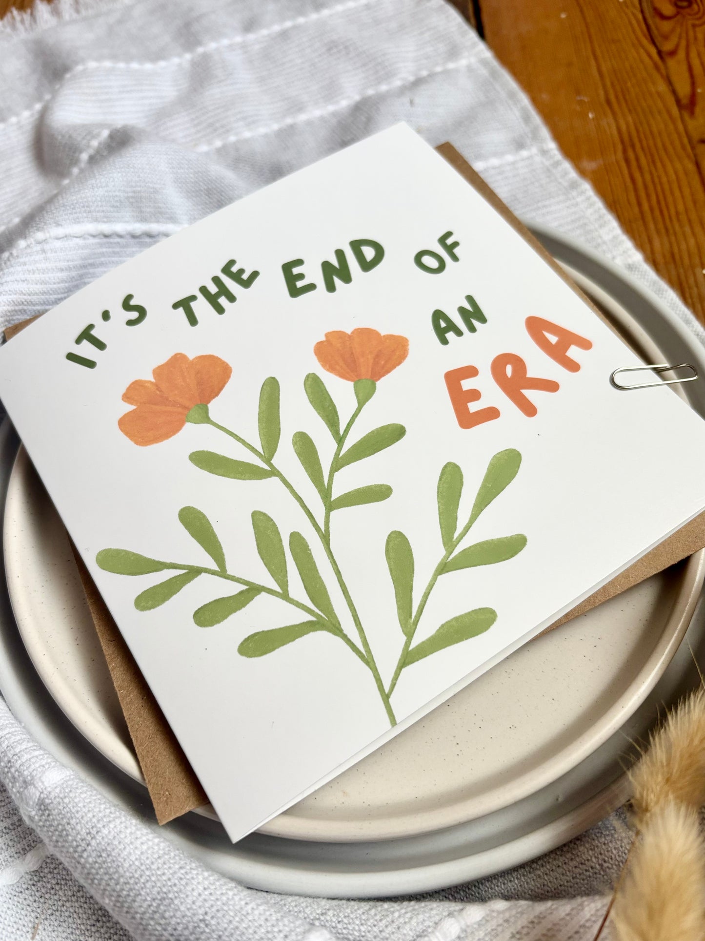 Leaving Card - It's the End of an Era