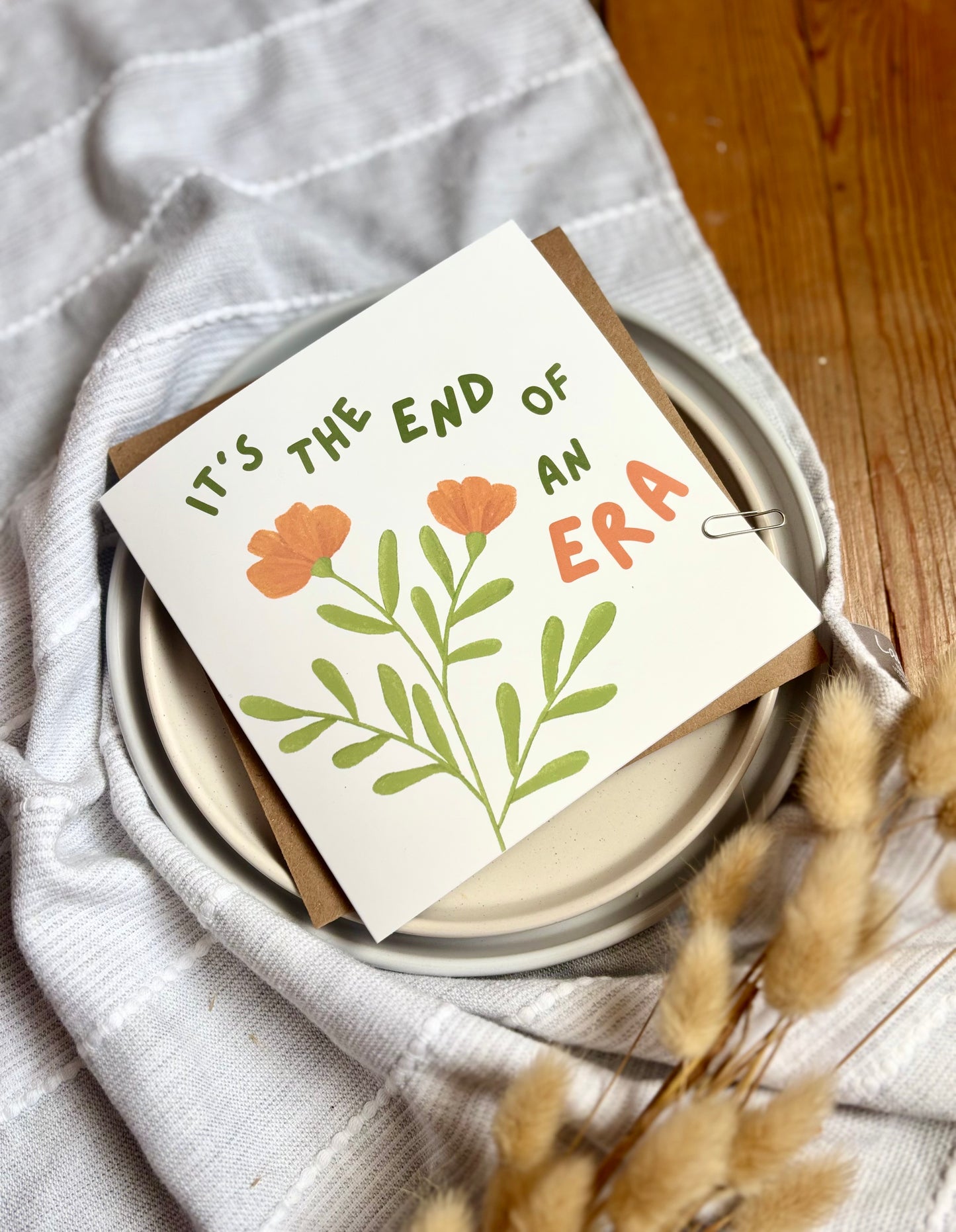 Leaving Card - It's the End of an Era