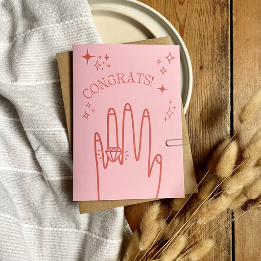 Engagement Card - Congrats!