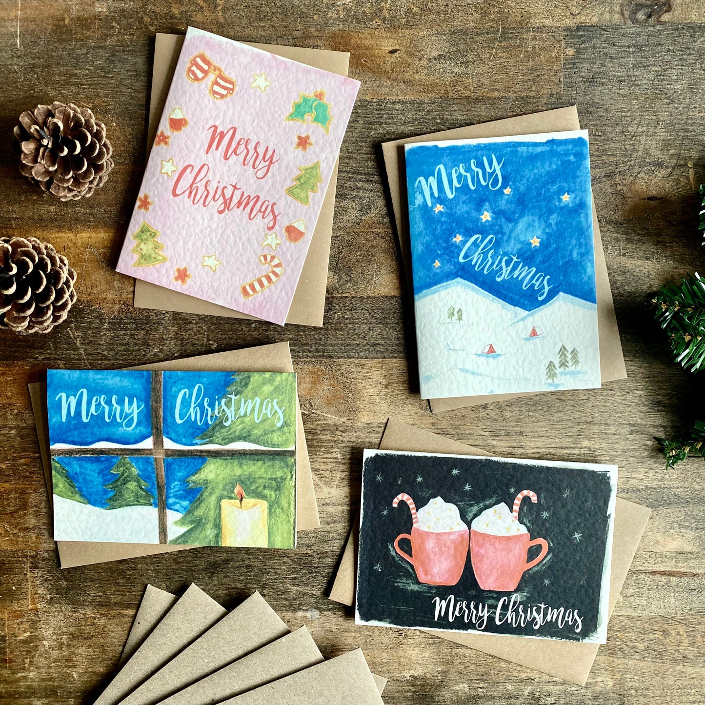 Christmas Card Pack (x4)