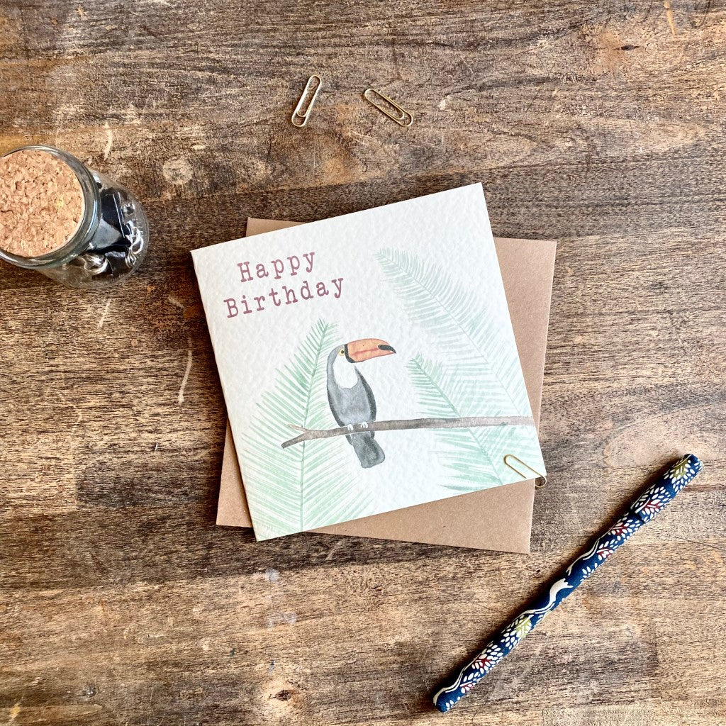 Birthday Card - Toucan