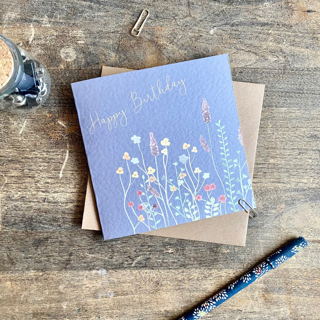 Birthday Card - Wildflowers