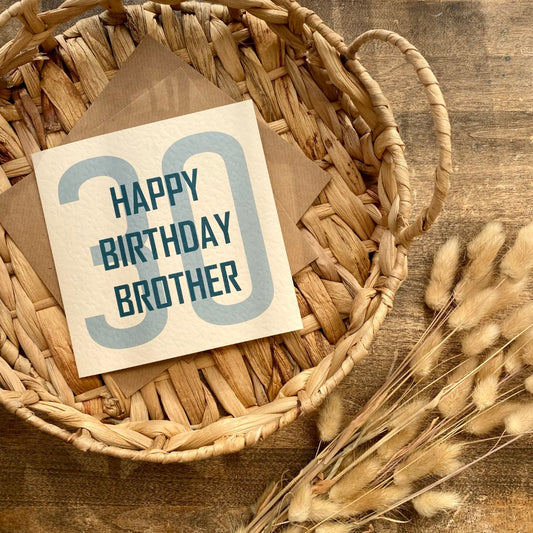 Birthday Card - Brother (Choose a Year)