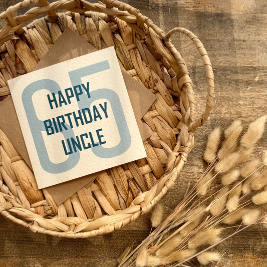 Birthday Card - Uncle (Choose a Year)