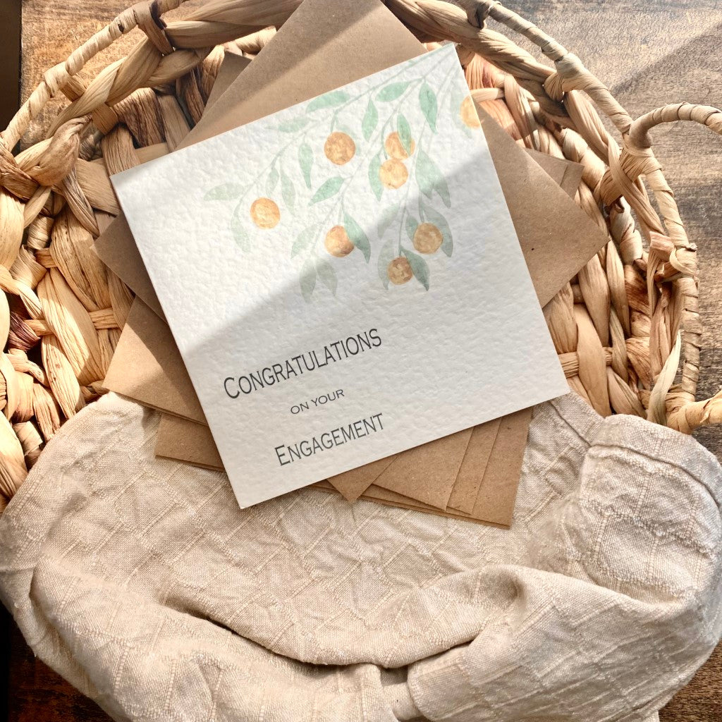 Engagement Card - Oranges