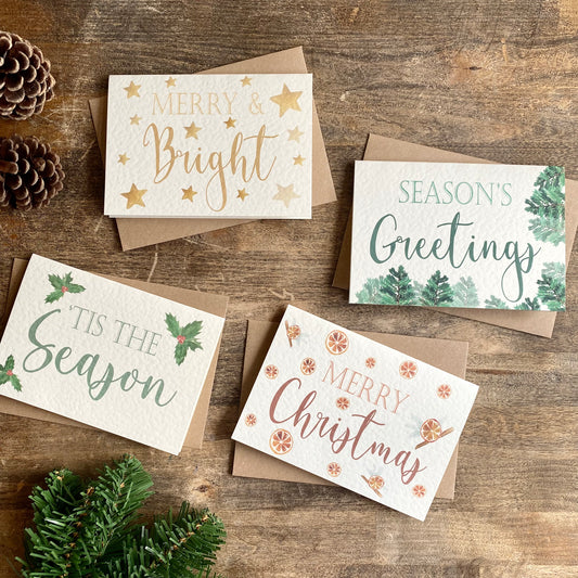 Christmas Card Pack (x4)